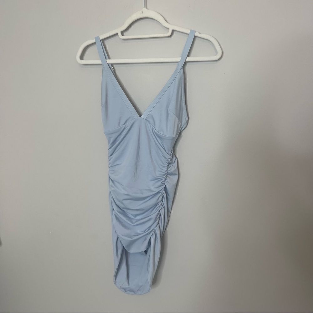 We Are HAH Blue Convertible Bathing suite dress XS NWOT - Picture 5 of 7